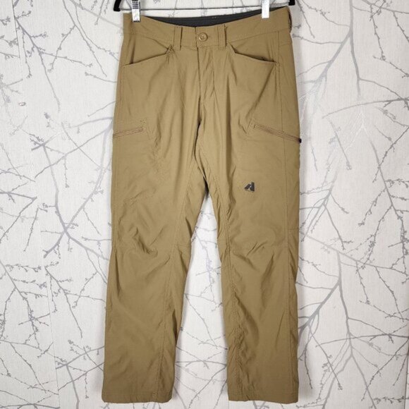 Eddie Bauer First Ascent Tan Fleece Lined Hiking Pants - Picture 1 of 7